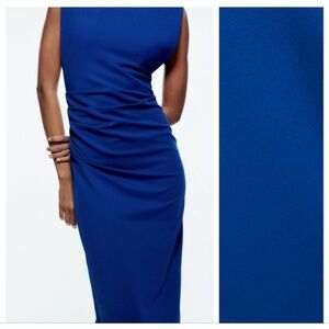 Zara Draped midi dress